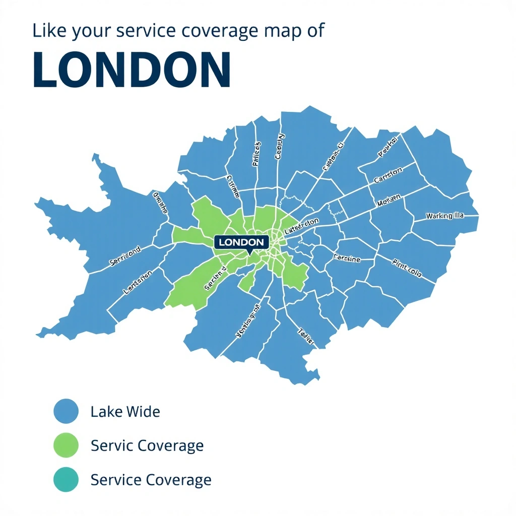 London service area coverage map