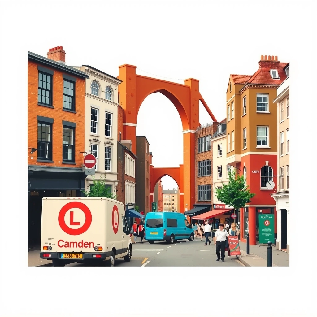 Camden - Vibrant mixed-use area with creative spaces and diverse architecture